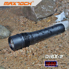 Maxtoch DI6X-2 Cree T6 1000LM 18650 aluminio buceo linterna